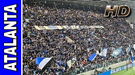 Curva Nord Atalanta Show Pyro At Gewiss Stadium Atalanta