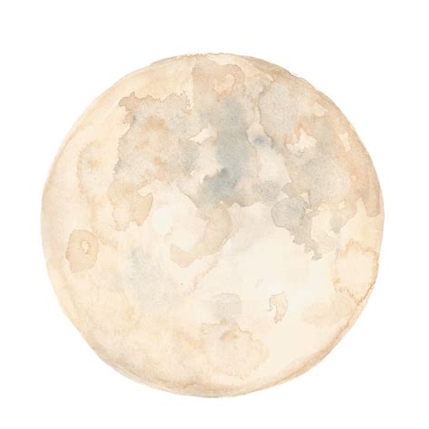 Full Yellow Sphere Moon Graphic On Transparent Background 34616508 Png