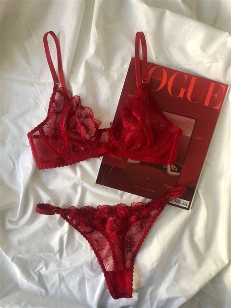 Embroidered Mesh Underwire Lingerie Set Artofit