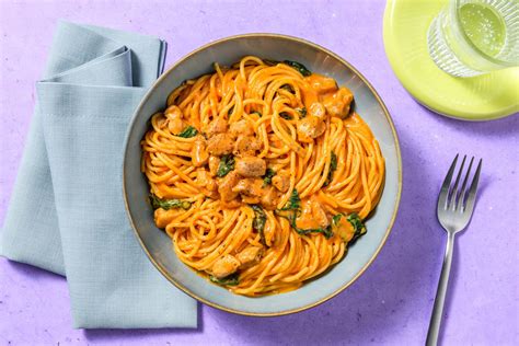 Creamy Peri Peri Chicken Spaghetti Recipe Hellofresh