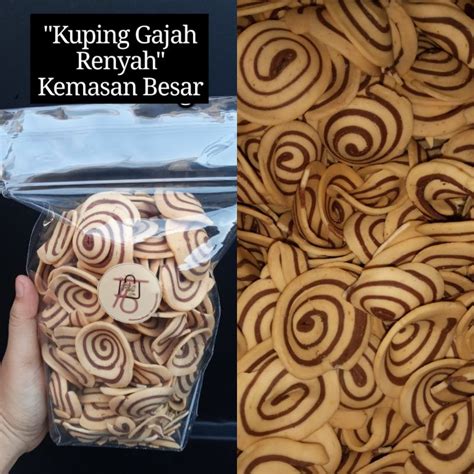 Jual Kuping Gajah Kemasan Besar 200gr Shopee Indonesia