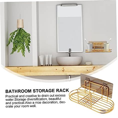 Buying Guide IMIKEYA 1pc Shelf Shampoo Rack Toilet Metal