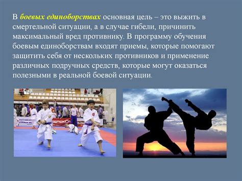 Элементы единоборств - презентация онлайн