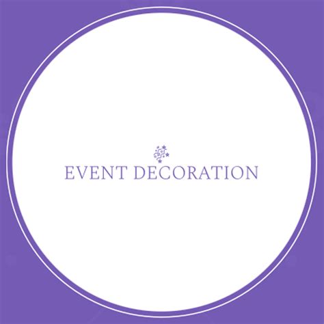 Event Decoration Logo Maker