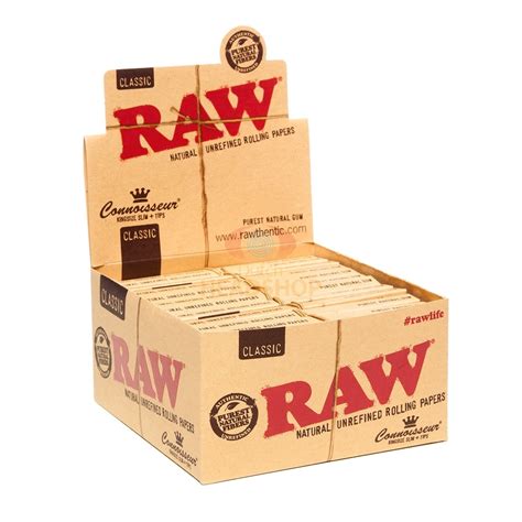 Raw Classic Connoisseur King Size Tips Bin Essa Kuwait مؤسسة بن عيسى