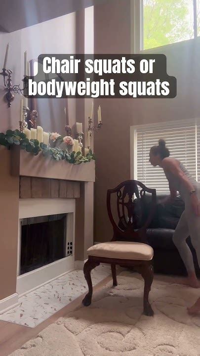 Chair Squatsbodyweight Squats Youtube