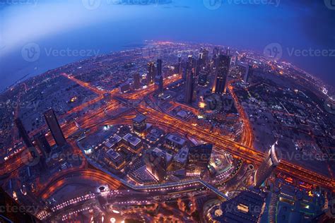 Dubai night skyline 11319617 Stock Photo at Vecteezy