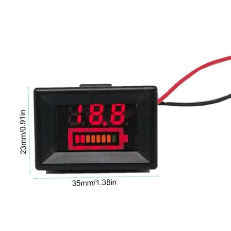 Inch V Batterij Niveau Indicator Batterij Grandado