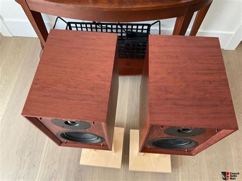 Wharfedale Denton 80th Anniversary Bookshelf Speakers Red Mahogany