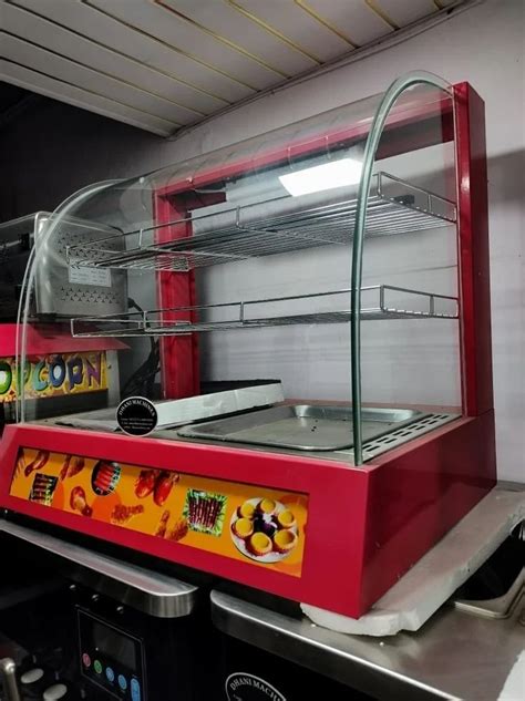 Stainless Steel Rectangular Hot Case Display Counter For Bakery At Piece In Bengaluru