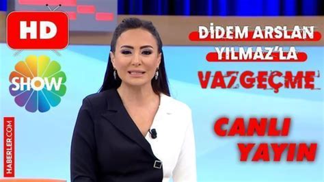 Didem Arslan la Vazgeçme CANLI izle SHOW TV 12 Ekim Çarşamba Didem