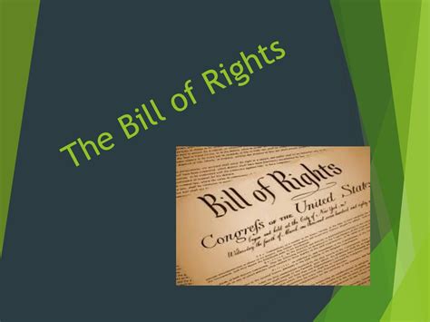 The Bill Of Rights Ppt Download