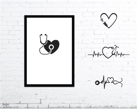 Heartbeat SVG, Heartbeat Bundle SVG, Heartbeat Silhouette, Heartbeat ...