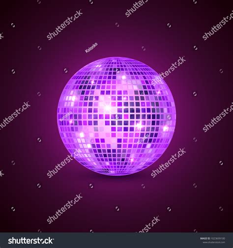 Disco Ball Isolated Illustration Night Club Stock Vector Royalty Free 1023699100 Shutterstock