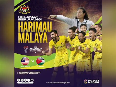 Anwar Ucap Selamat Maju Jaya Kepada Harimau Malaya Kosmo Digital