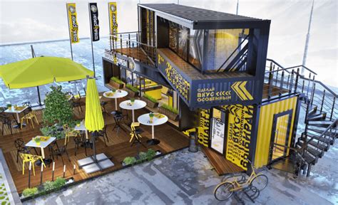 Container Cafe, Container House Design, Restaurant Exterior Design ...