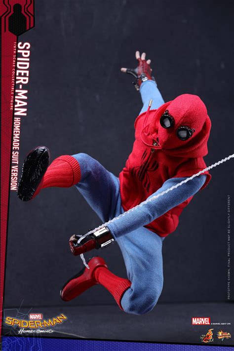 Hot Toys Spider Man Homemade Suit For Homecoming
