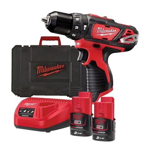 Milwaukee M Bpd C V Sub Compact Percussion Drill With X Ah