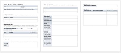 Free Project Scope Templates | Smartsheet