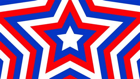 Seamless Looping Red, White, And Blue, Star Animated Background Stock ...