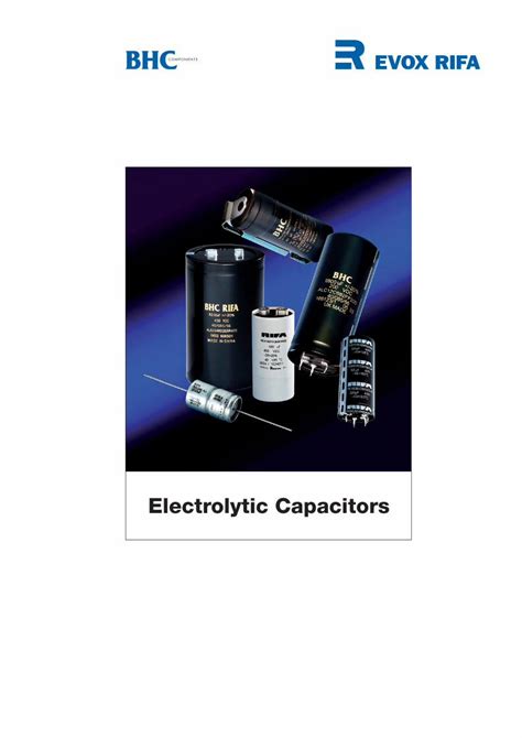 Pdf Electrolytic Capacitors Overview Web1 M00 20 Fe