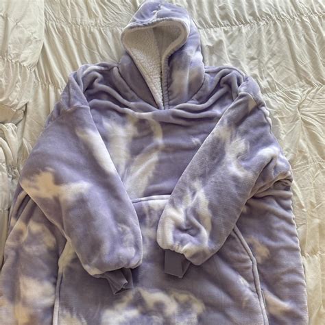 The Oodie In Purple Tye Dye Retails 109 Depop