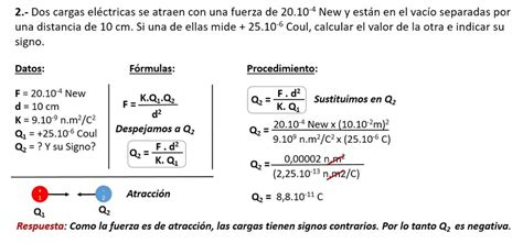 Ley De Coulomb Qu Es Caracter Sticas Y Ejercicios Resueltos