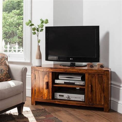 15 Best Ideas Wood Corner Tv Cabinets