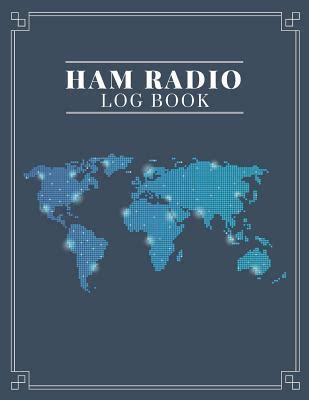 Ham Radio Log Book Amateur Radio Operator Station Log Book World Map