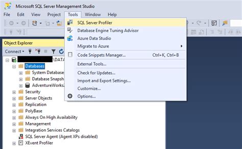 An Overview Of The Sql Server Profiler