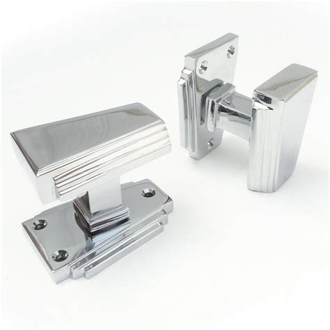 Art Deco Polished Chrome Door Handles Jonesandgrey