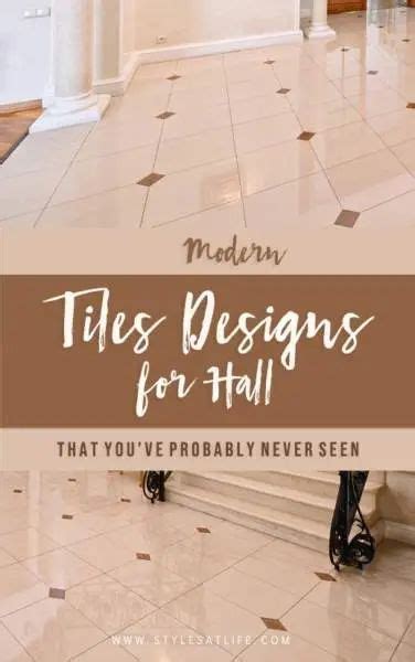 25 Modern Tile Designs For Hall Walls And Floors 2024 Tiles Design