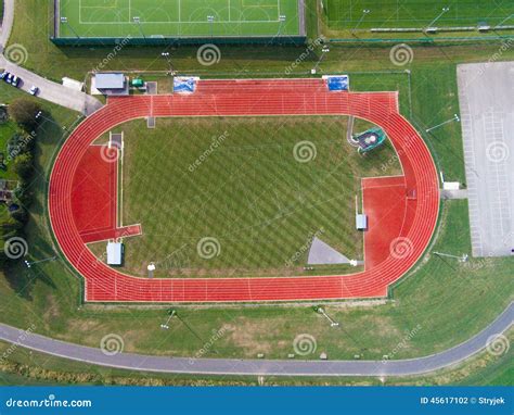 Athletics Track Lane Stock Photo 27992676