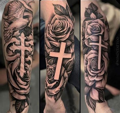 Share More Than 134 Cross Tattoo Sleeve Vova Edu Vn