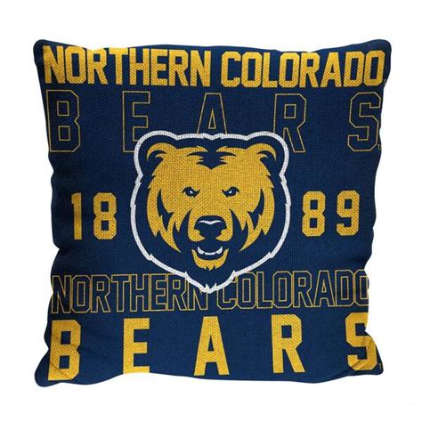 The Northwest Group Ncaa Northern Colorado Multi Color Stacked Pillow