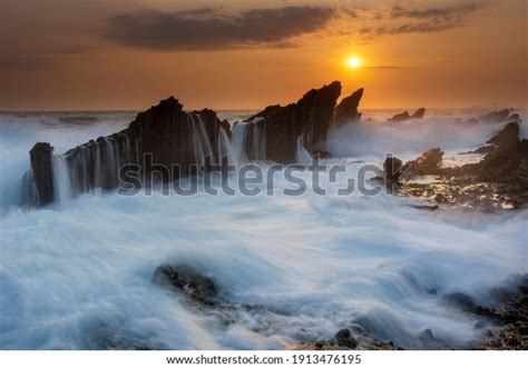 Beautiful Beaches Sawarna Banten Stock Photo 1913476195 | Shutterstock