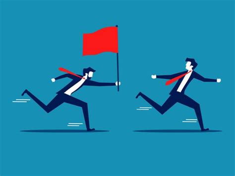 Running With Flag Vector Art Icons And Graphics For Free Download