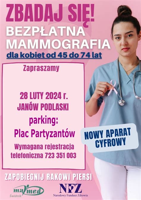 Bezp Atna Mammografia Gmina Jan W Podlaski