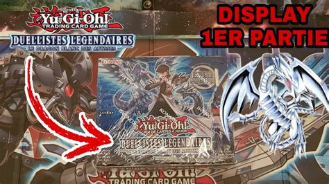 Ouverture Yu Gi Oh Display Duelliste Legendaire Le Dragon Blanc Des