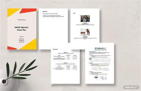 Smart Objective Action Plan Template in Word, Google Docs, Pages ...