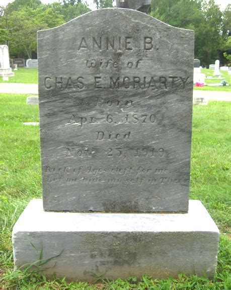 Annie Belle Jerman Moriarty Find A Grave Memorial