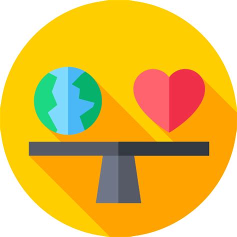 Balance Flat Circular Flat Icon