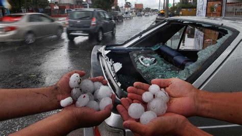 Temporal de viento y granizo provocó daños en Mar del Plata La Voz