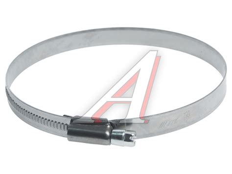 JTCZN120 Хомут ленточный 100-120мм (12мм) червячный нержавеющая сталь ...