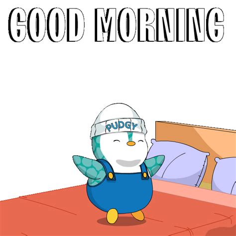 Good Morning Day Sticker By Pudgy Penguins