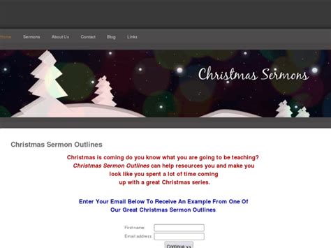 Christmas Sermon Outlinescom Christmas Sermon Outlines Home