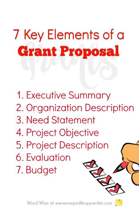 Grant Writing Made Simple 7 Key Elements