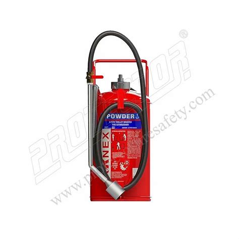 Abc Dry Powder D Type Metal Trolley Mounted Fire Extinguisher Kg At