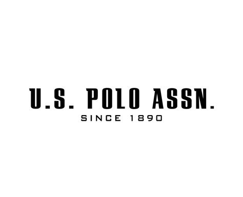 Us Polo Assn Brand Logo Name Black Symbol Clothes Design Icon Abstract