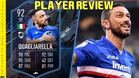 THE TANK 92 FUT CAPTAINS QUAGLIARELLA PLAYER REVIEW FIFA 22